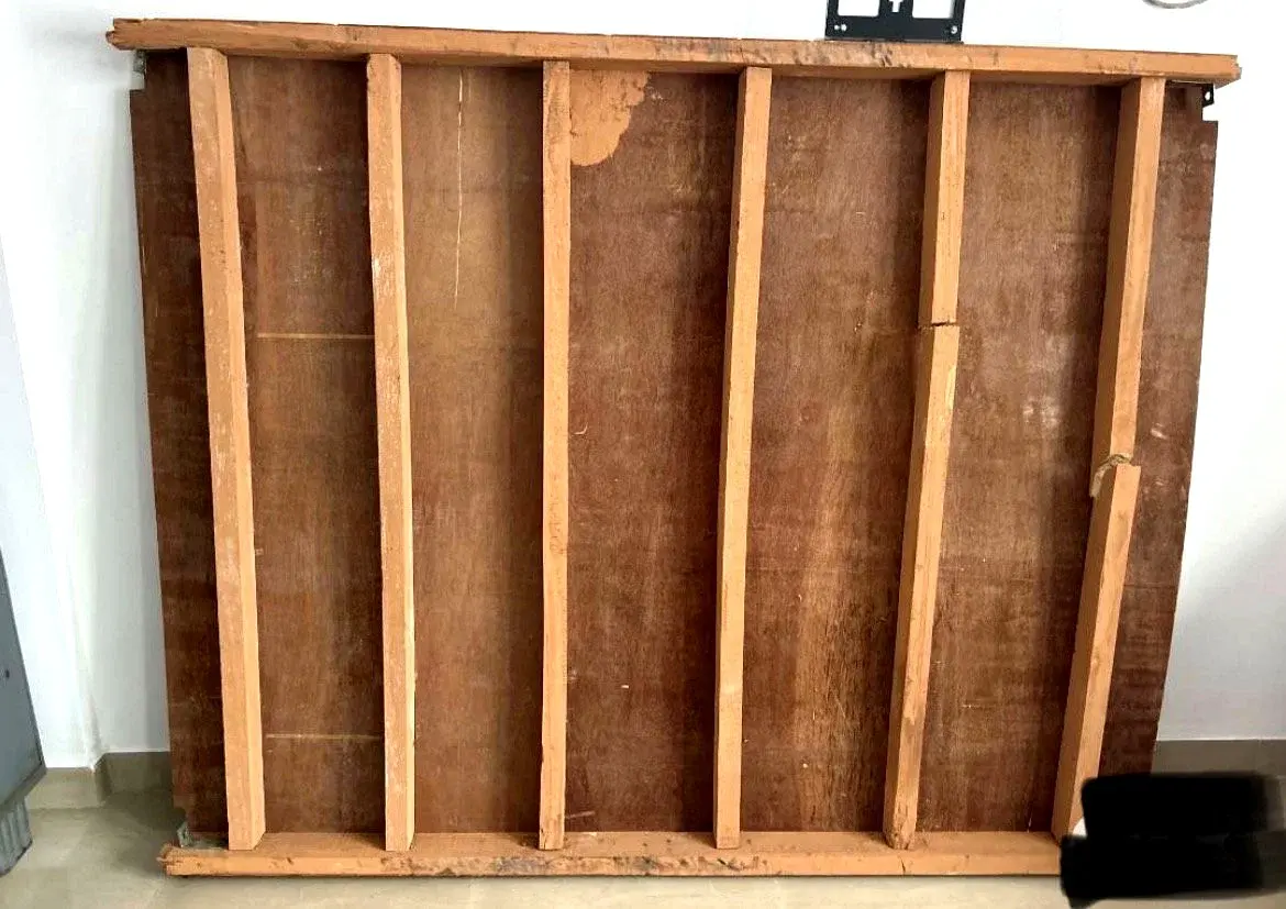 Queen Size Bed Solid Wood