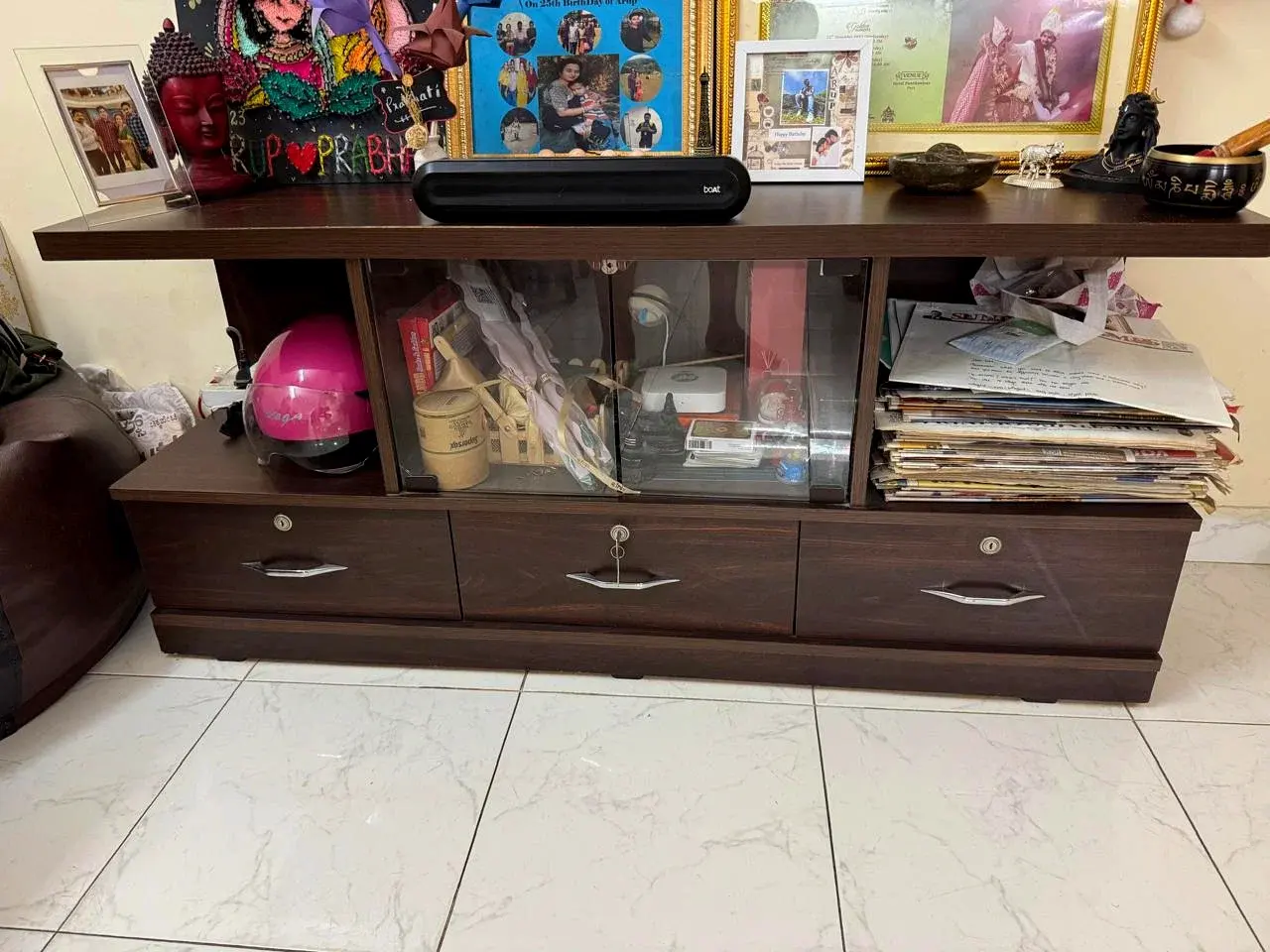 Salman Furnitures TV Unit Wood