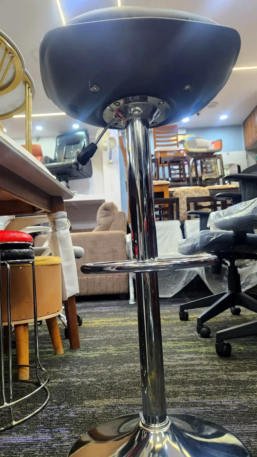 Living Space Bar Stool Metal Base thumbnail 4