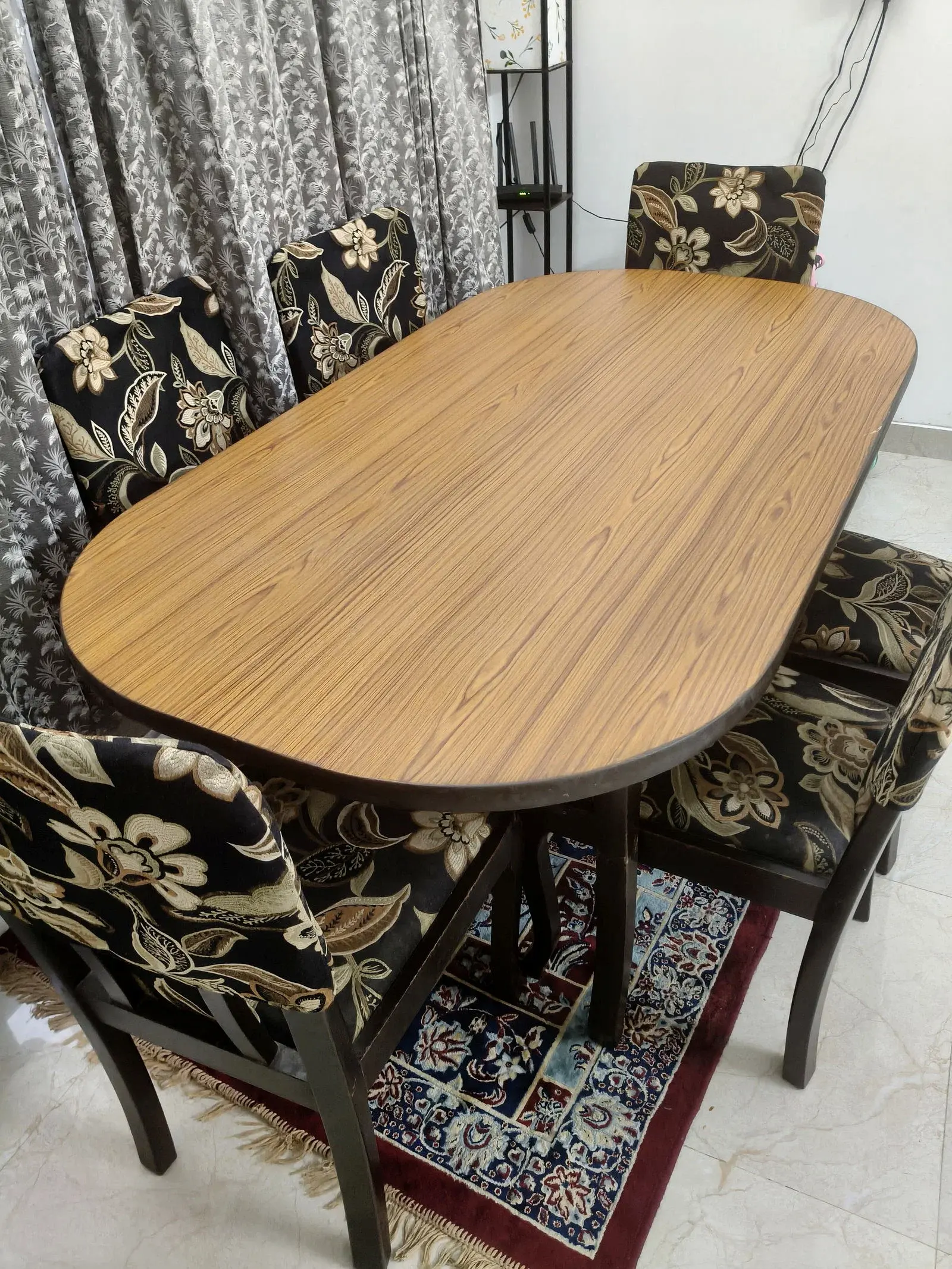6 Seater Wooden Dining Table