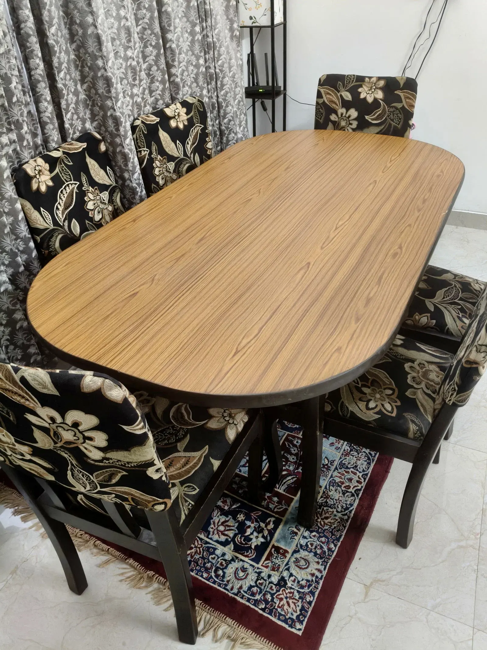 6 Seater Wooden Dining Table thumbnail 3
