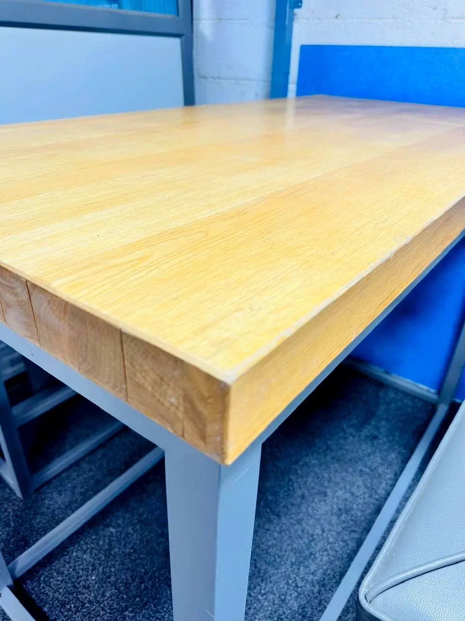 6 Seater Solid Wood Dining Table thumbnail 2