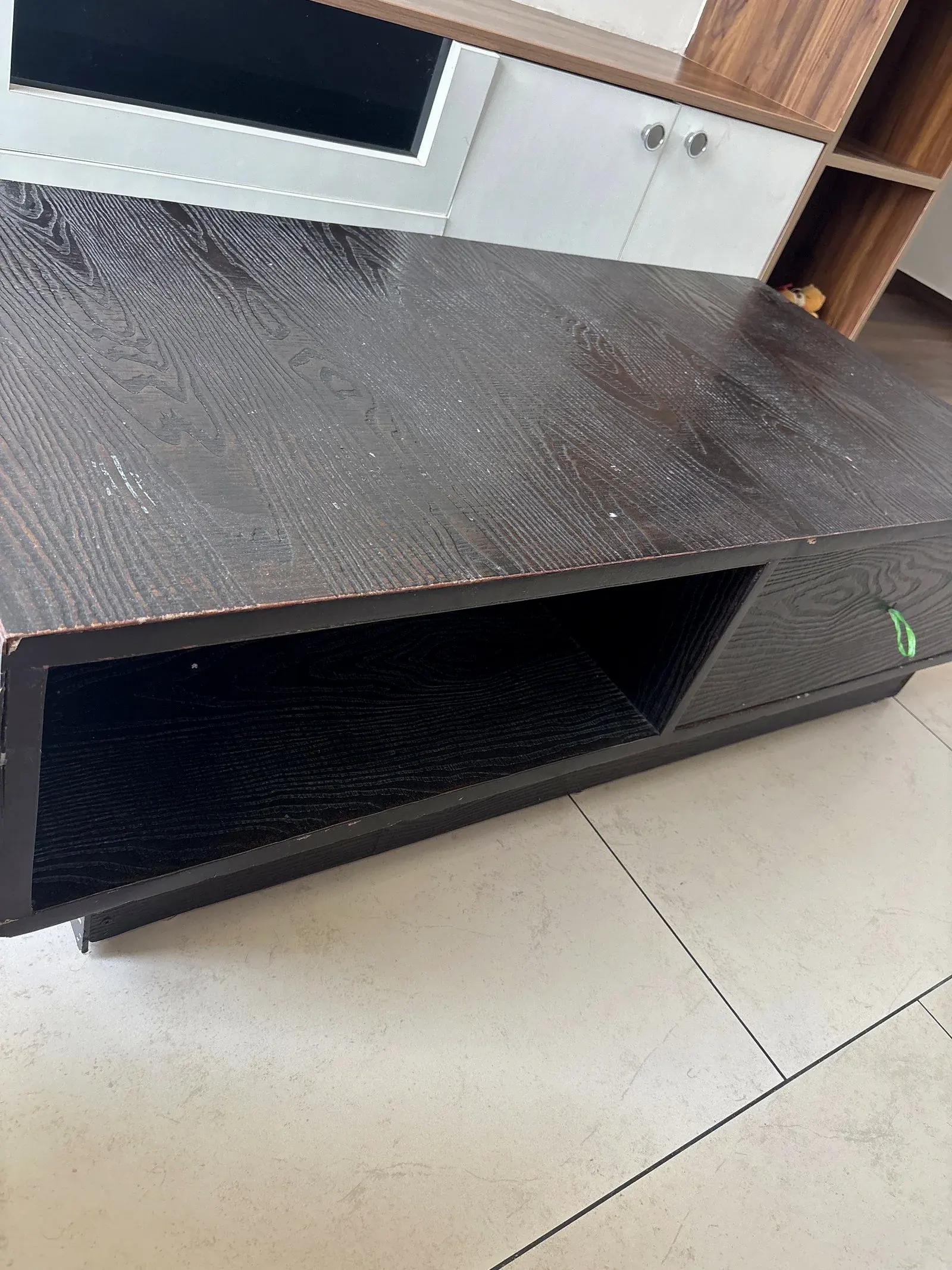 Dark Brown Coffee Table 40x25x10 inches thumbnail 3