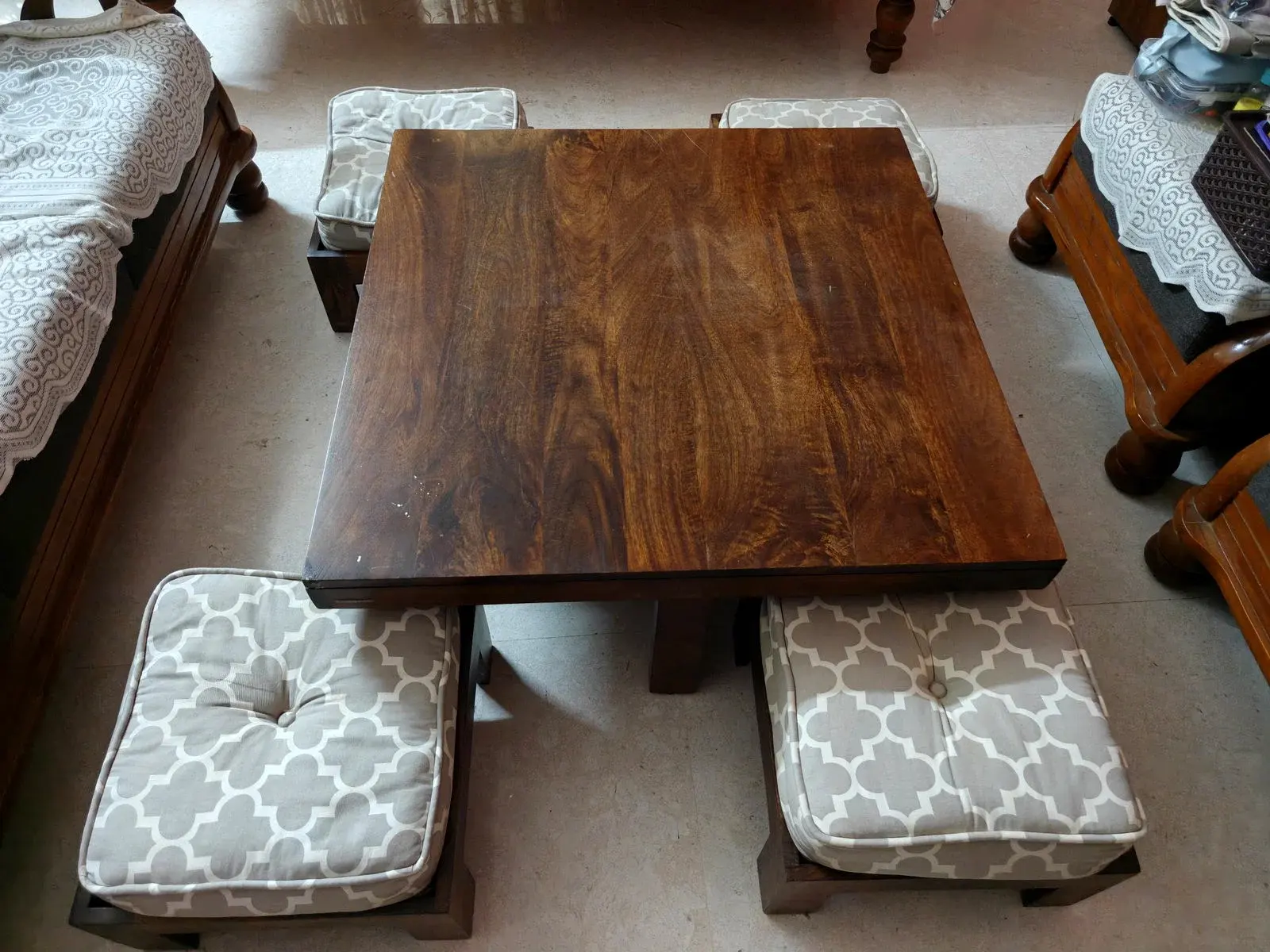 Urban Ladder Kivaha Coffee Table Solid Wood thumbnail 2