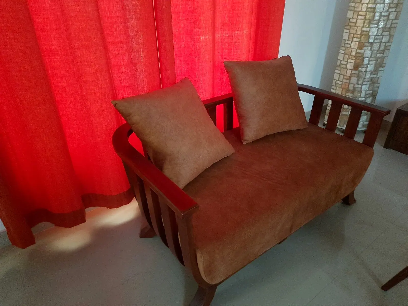 2 Seater Sofa Fabric Cushions