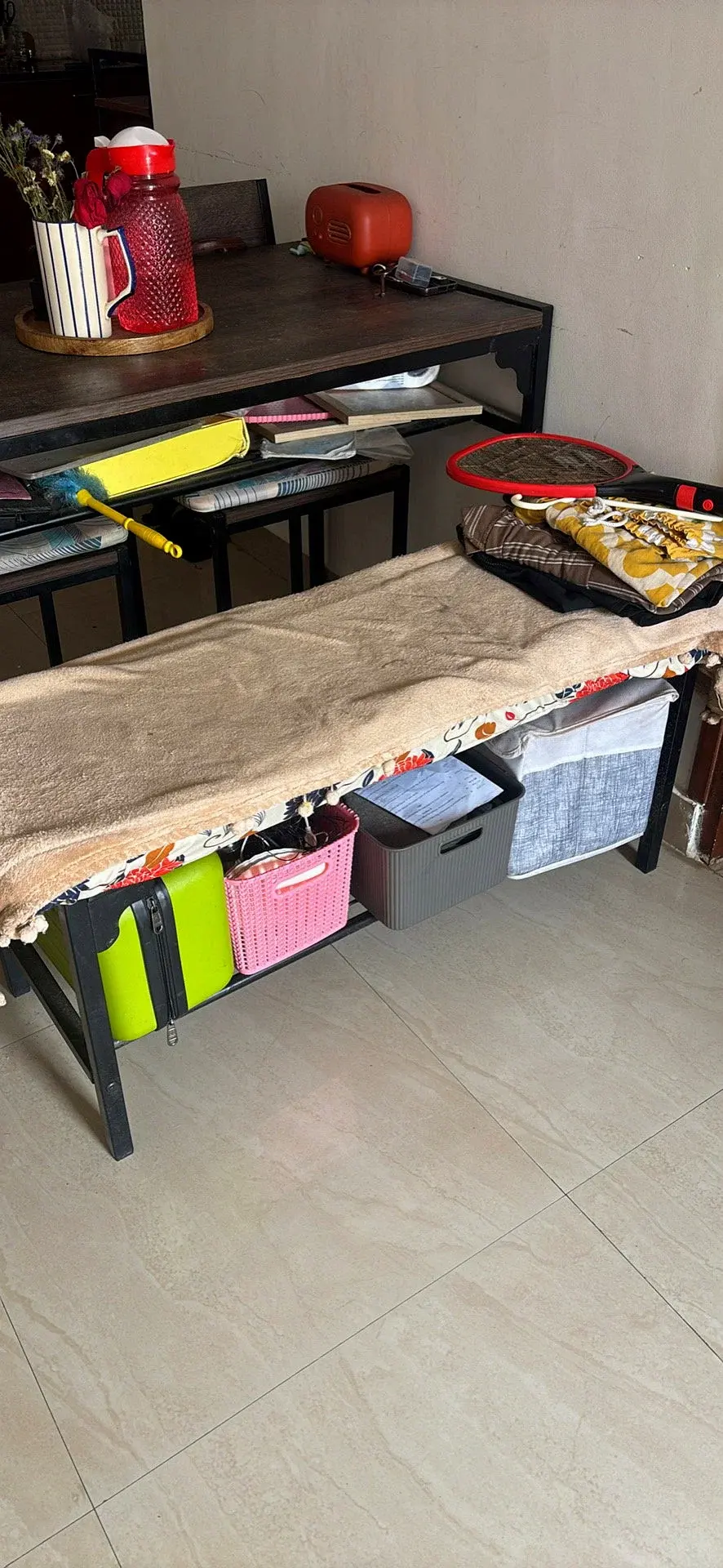 3 Seater Wooden Dining Table thumbnail 2