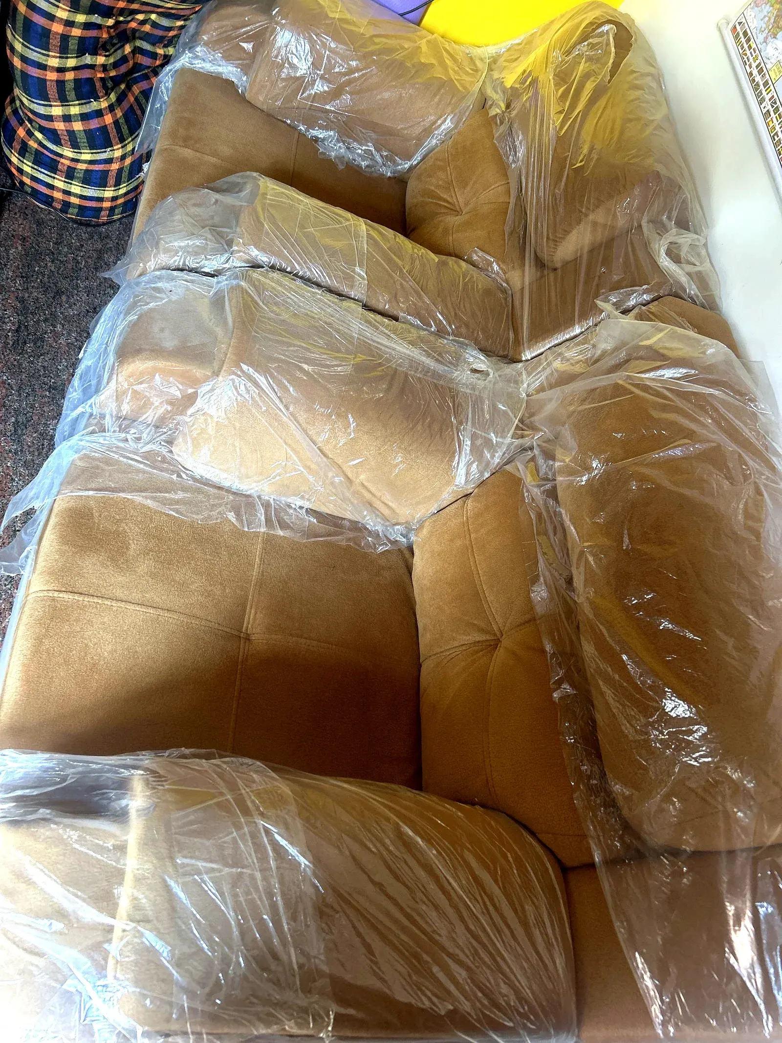 2 Seater Sofa Velvet Brown thumbnail 2