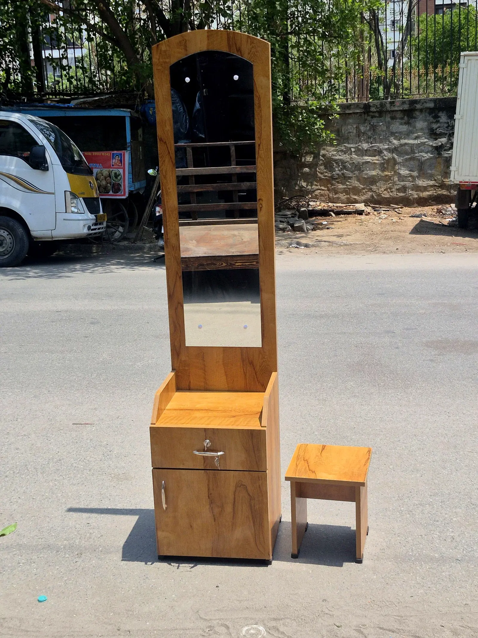 Evershine Dressing Table with Stool