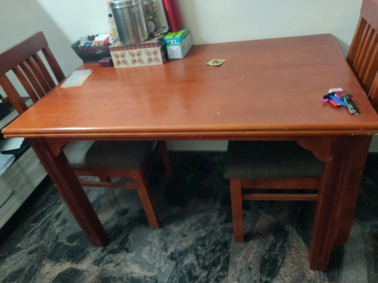 4 Seater Solid Wood Dining Table