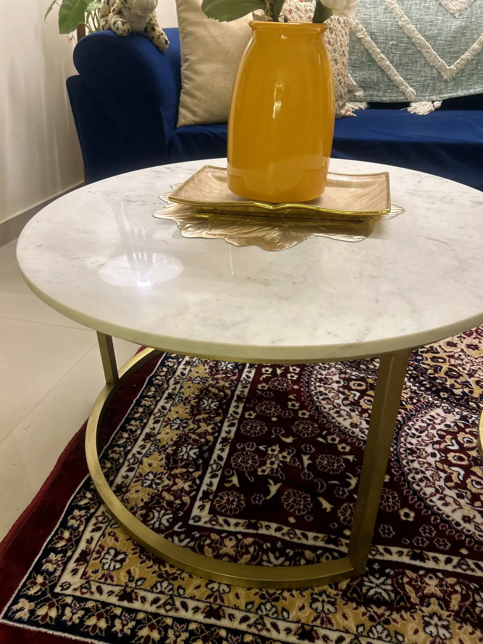 Home centre Coffee Table Pure Marble