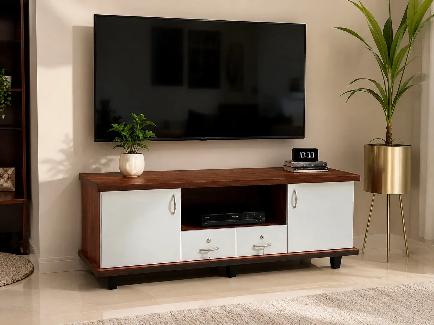 Evershine Furniture 5 feet TV Unit MDF