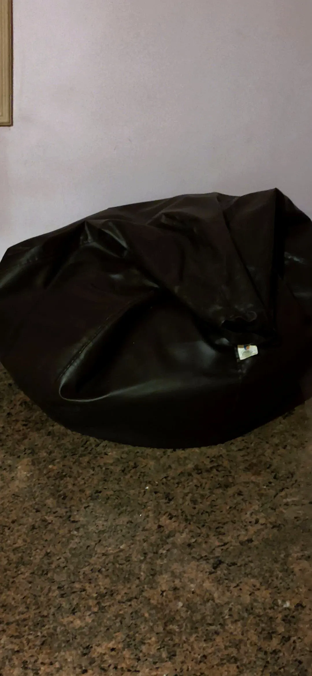 Black Bean Bag Chair thumbnail 2