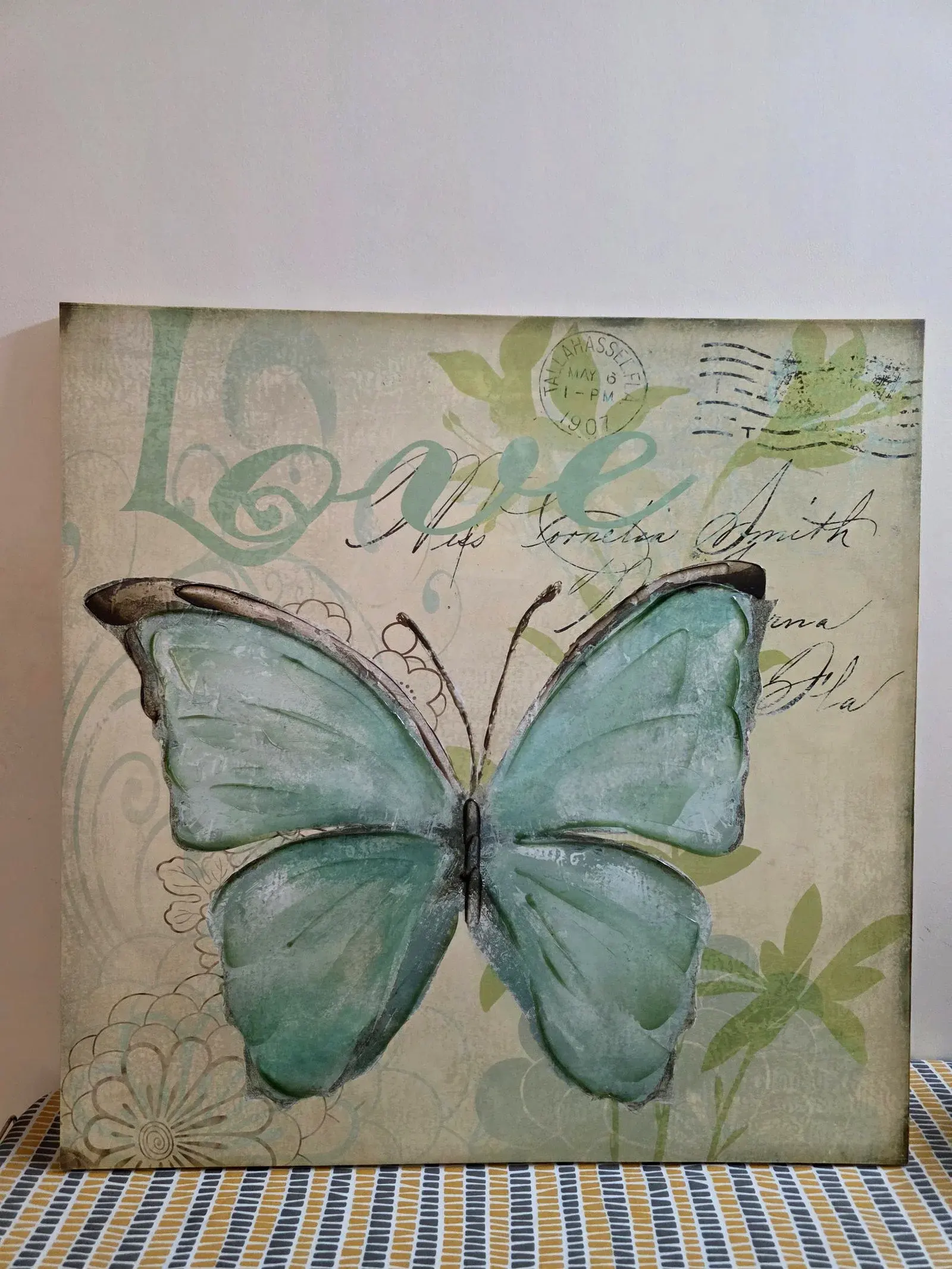 Kirkland Butterfly Theme Collectible 30"x30"