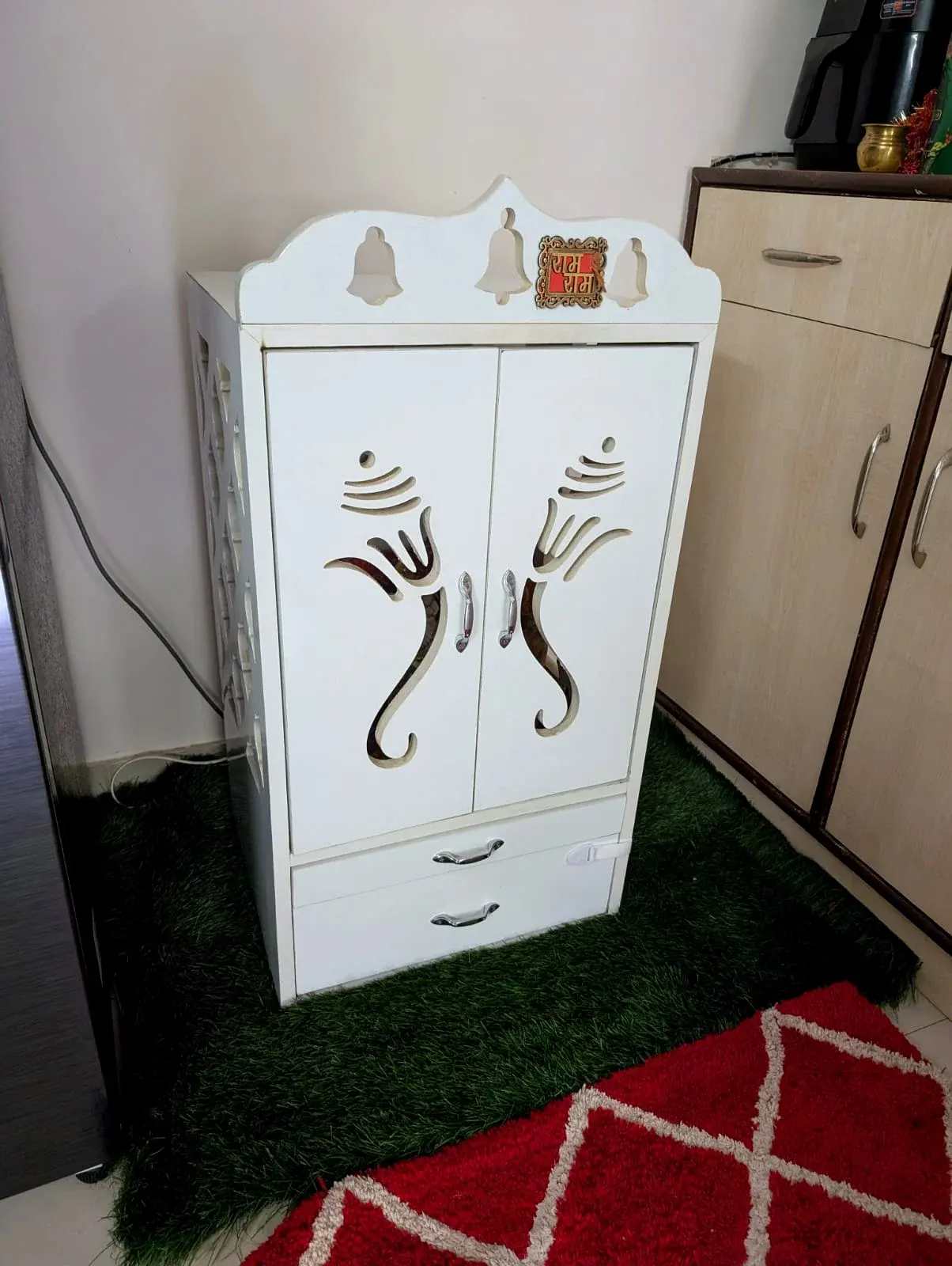 White Wooden Temple 4ft thumbnail 3