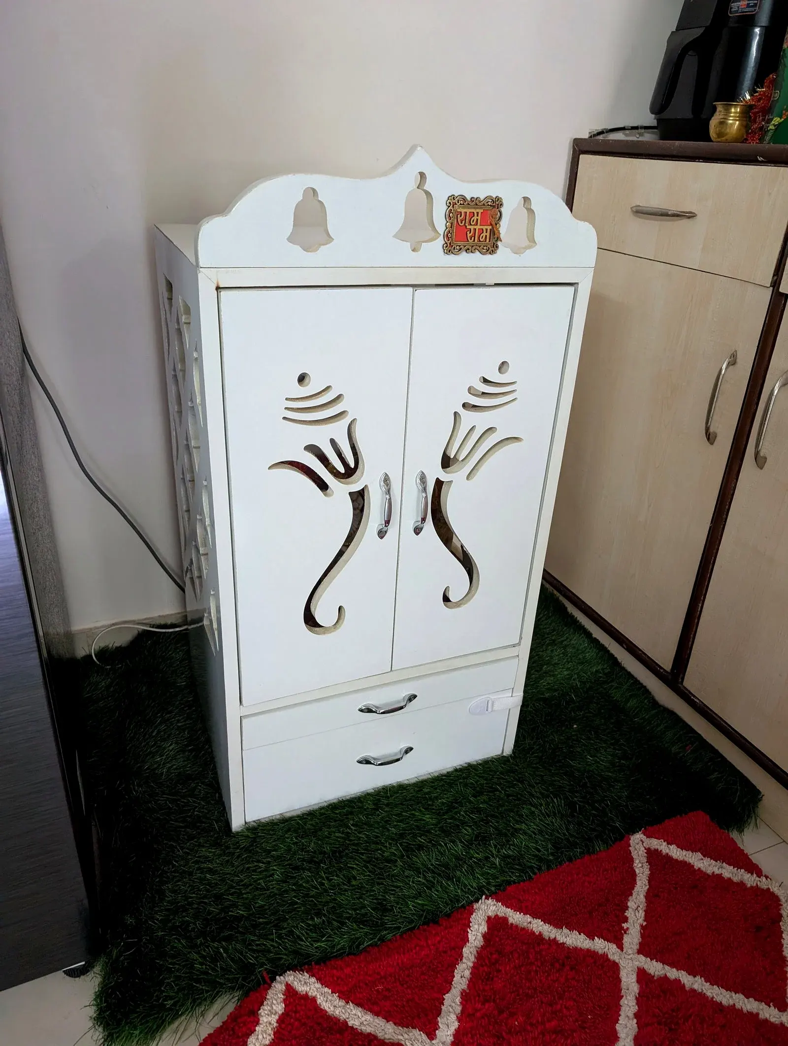 White Wooden Temple 4ft thumbnail 6