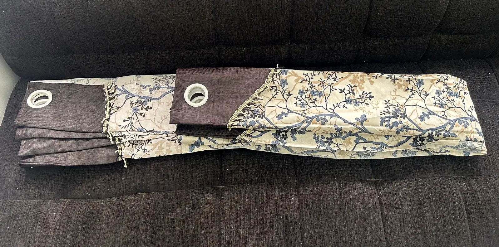 Floral Curtains 5ft Set of 2 thumbnail 2