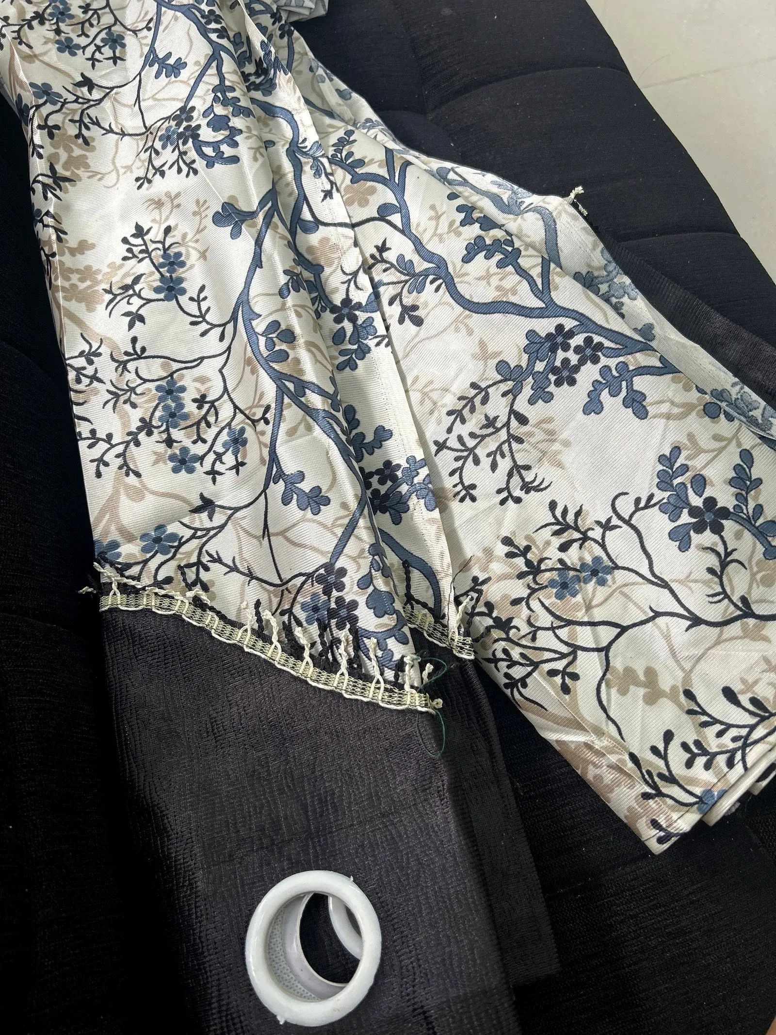 Floral Curtains 5ft Set of 2 thumbnail 3