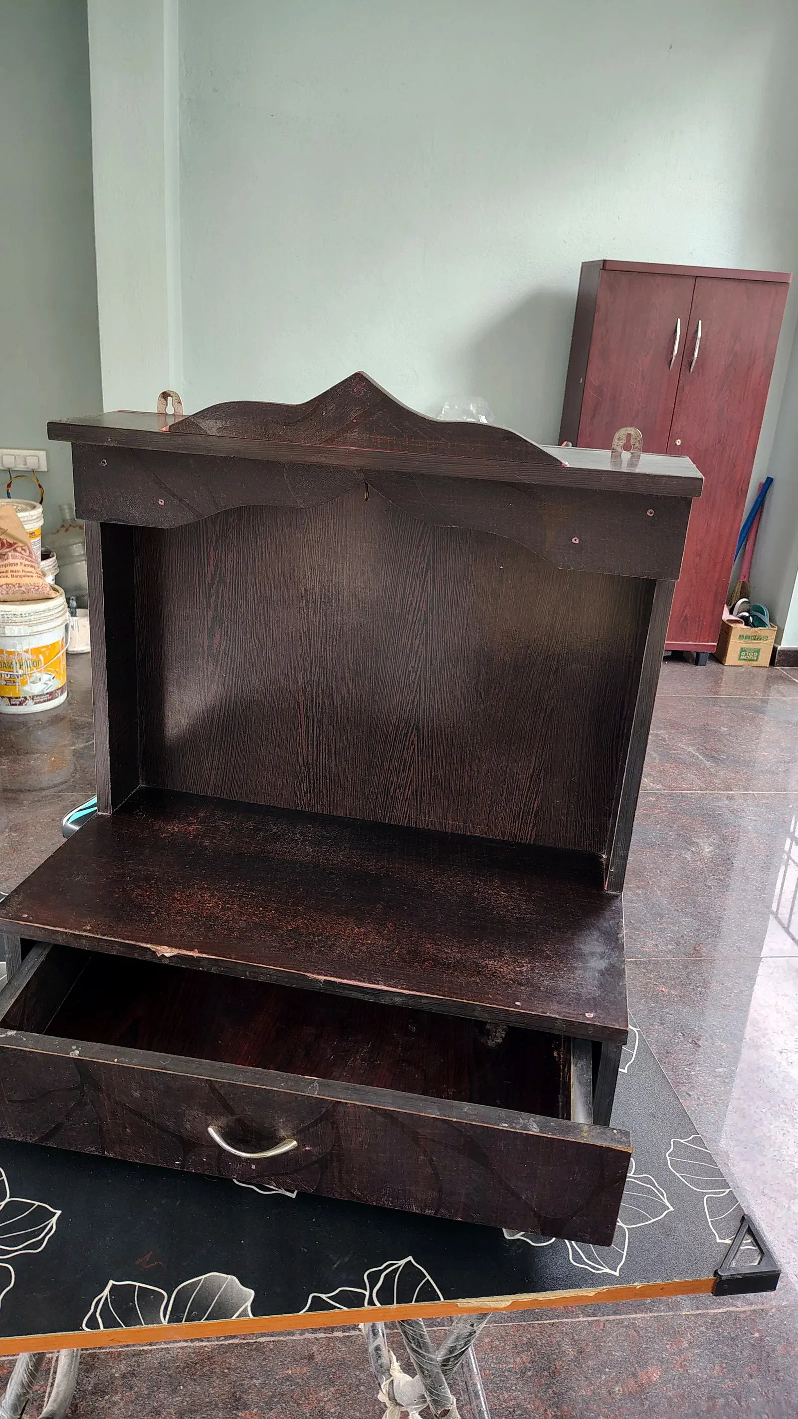 Wooden Temple with Drawer thumbnail 2