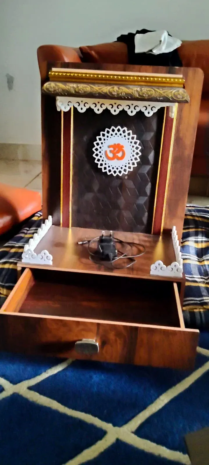 Wooden Temple with Drawer thumbnail 3