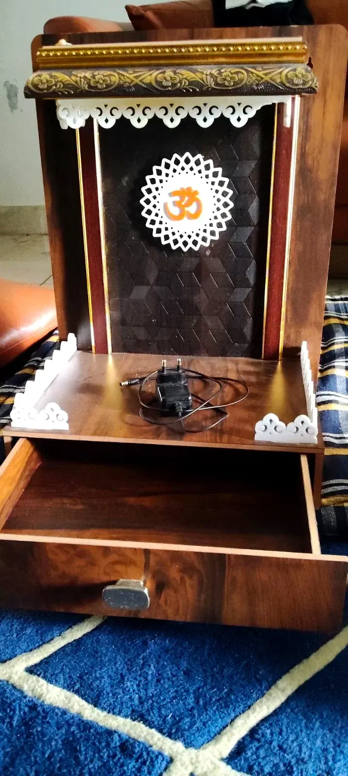Wooden Temple with Drawer thumbnail 4