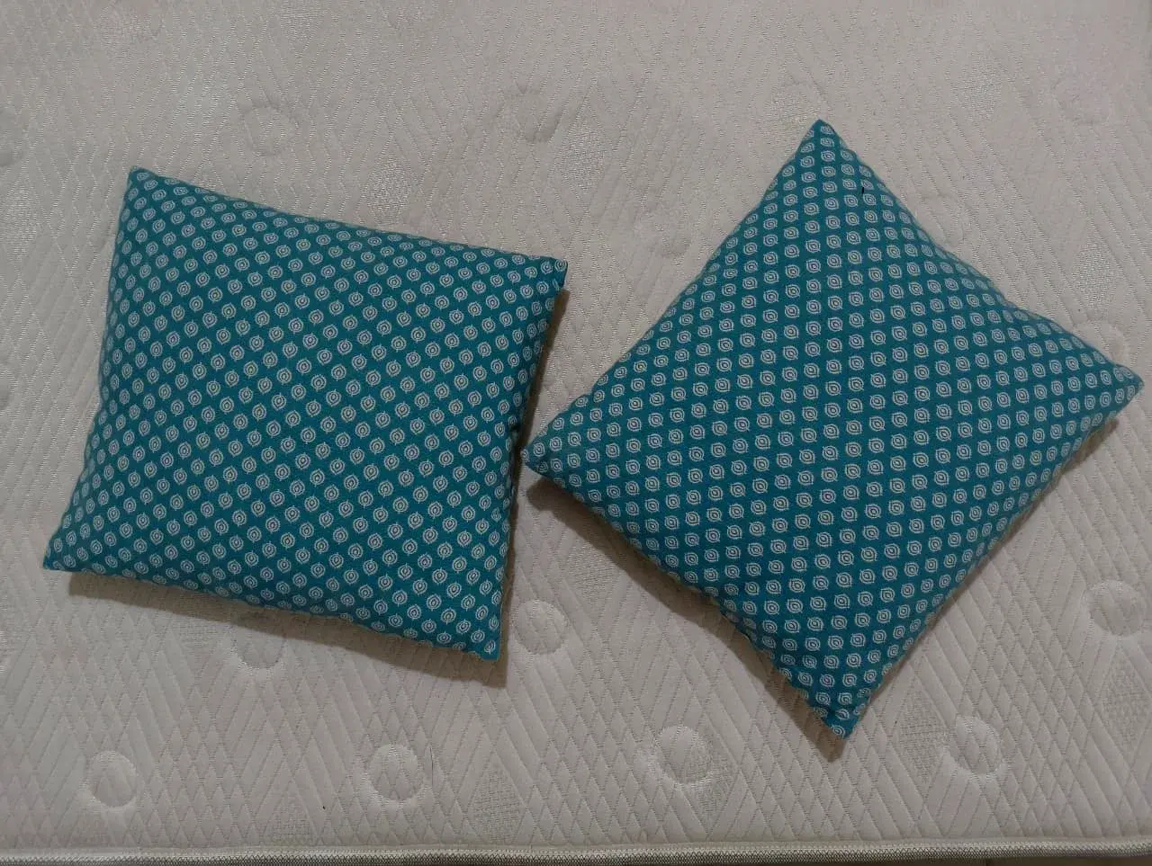 Stylish Patterned Blue Cushions