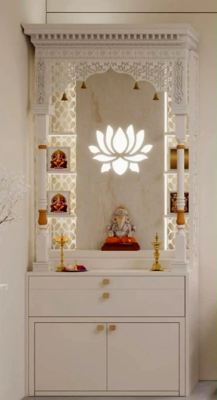 Wooden Temple with Drawers thumbnail 3